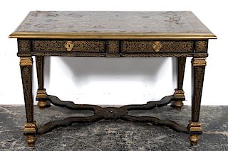 19th Century, Boulle Marquetry Writing Table