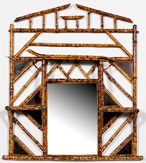 19th Century, Aesthetic Movement Bamboo Mirror