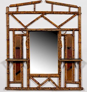 19th C. English Aesthetic Movement Bamboo Mirror