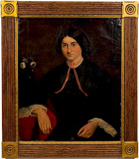Robert Street, Portrait of a Woman, Oil, 1862