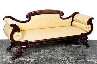 American 19th Century, Classical Style Sofa