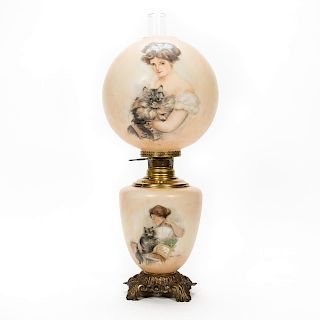 Harrison Fisher, Gone With The Wind Banquet Lamp, Auto Vignette