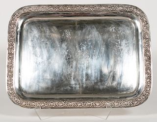 Large, Tiffany & Co. Silver Plated Serving Tray