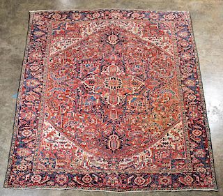 20th Century, Persian Heriz Wool Carpet