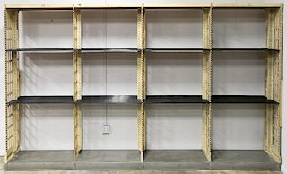 Snead & Co. Industrial Cast Iron Library Bookcase