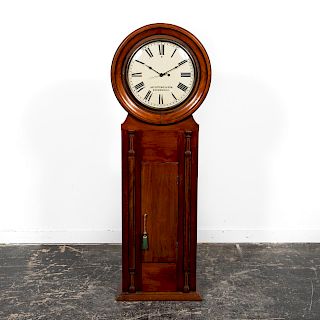 James Ritchie & Son Mahogany Wall Clock