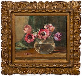 Owen Bowen, Floral Still Life Oil Painting