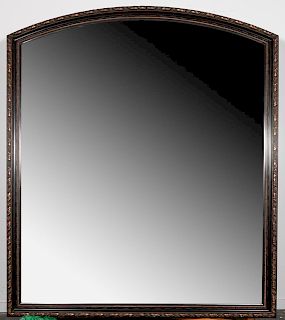 Palatial Arch Top Foliate Patterned Wall Mirror