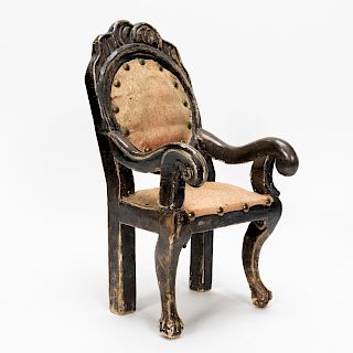 Continental Baroque Salesman's Sample Chair