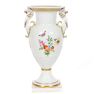 KPM Porcelain Gryphon Handle "French" Vase