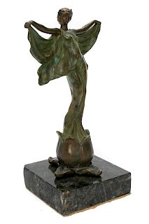Lilli Wislicenus, "Rebirth" Bronze Sculpture