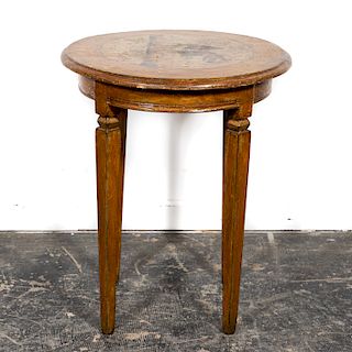 Italian Neoclassical Style Polychrome Round Table