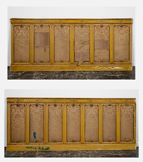 Pair, 19th C. Continental Wainscoting Panels