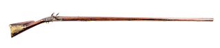 (A) FINE AND EARLY PATCHBOXED FLINTLOCK FOWLER ATTRIBUTED TO GEORGE FAINOT.