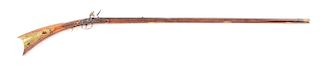 (A) FINE LEHIGH COUNTY LADY'S RIFLE ATTRIBUTED TO JACOB KUNTZ.