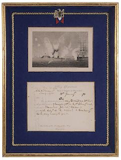 Commodore John L. Worden Signed