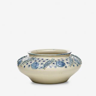 Susan Frackelton, low bowl with flowers