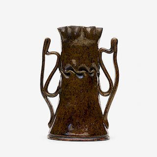 George E. Ohr, large vase