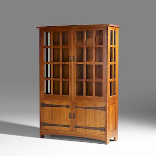 L. & J.G. Stickley, rare cabinet, model 729