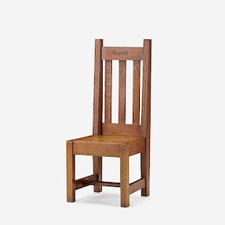 Roycroft, hall chair, model 31