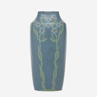 Frederick Walrath, vase with stylized flowers