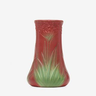 Kataro Shirayamadani for Rookwood Pottery, Modeled Mat vase