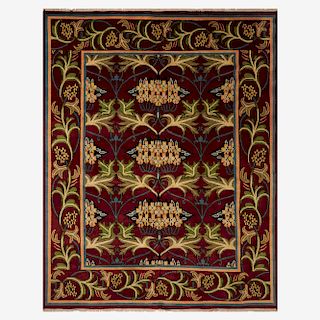 Style of William Morris, low pile rug