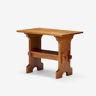 Gustav Stickley, early bungalow trestle table