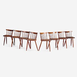 George Nakashima, Mira chairs, set of eight
