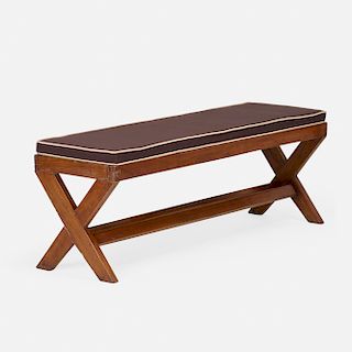 Pierre Jeanneret, bench from the M.L.A. Flats building, Chandigarh