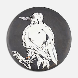 Pablo Picasso, Oiseau No. 76 plate