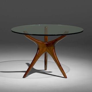 Vladimir Kagan, Tri-symmetric dining table, model 414