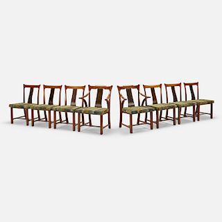 Edward Wormley, dining chairs, set of eight