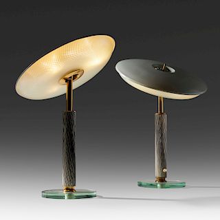 Pietro Chiesa, table lamps, pair