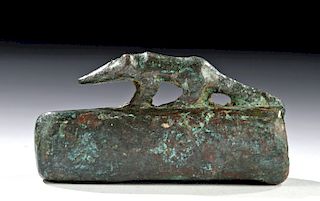Egyptian Leaded Bronze Sarcophagus w/ Shrew