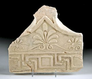 Greek Hellenistic Antefix Fragment Acanthus - TL Tested