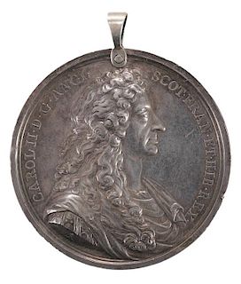 Charles II Indian Peace Medal