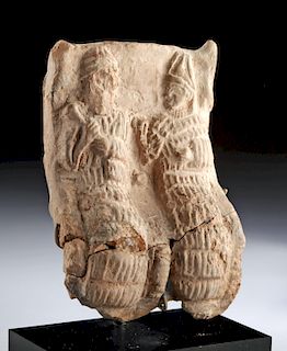 Mesopotamian Terracotta Relief w/ Figures