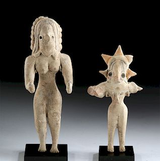 Indus Valley Pottery Female Venus Figures (pr)