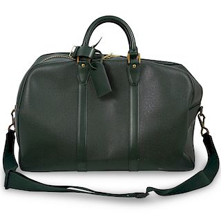 Louis Vuitton Green Epi Keepall Travel Bag
