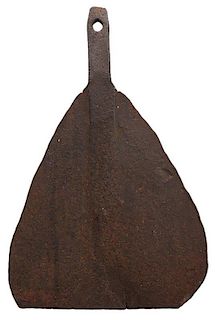 Hand-Wrought Iron Peel-Form Gong