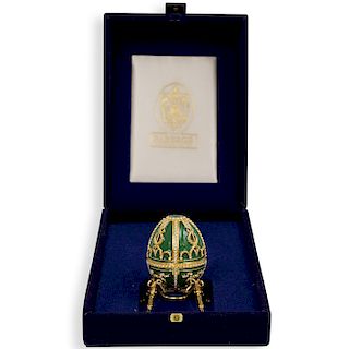 Faberge Enameled Egg Jewelry Box