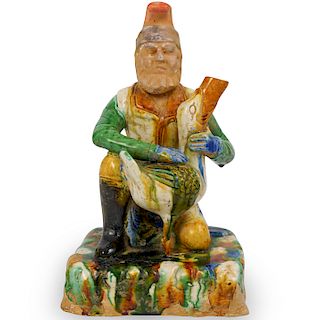 Chinese Sancai Glaze Ceramic Figurine