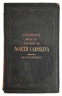 Map of the State of North Carolina