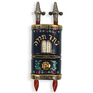 Decorative Porcelain Torah Box