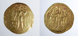 Sasanian / Kushan Vahram I Gold Dinar - 7.8 g