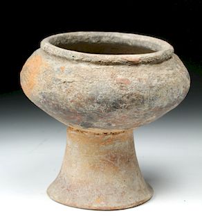 Ban Chiang Terracotta Pedestal Bowl