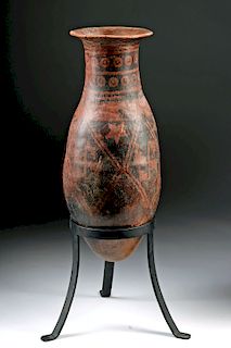 Narino Pottery Bullet Amphora w/ Geometric Motifs, TL'd