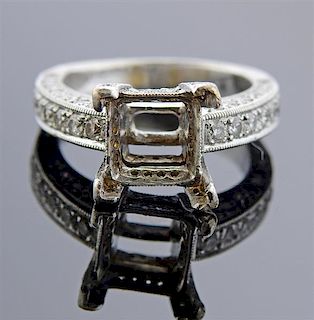 18k Gold Diamond Ring Mounting 