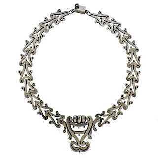 Los Ballesteros Mexican Sterling Silver Necklace 